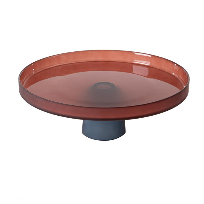 Mudo Home Colors Ayakli Cam Sunum 28cm -kirmizi