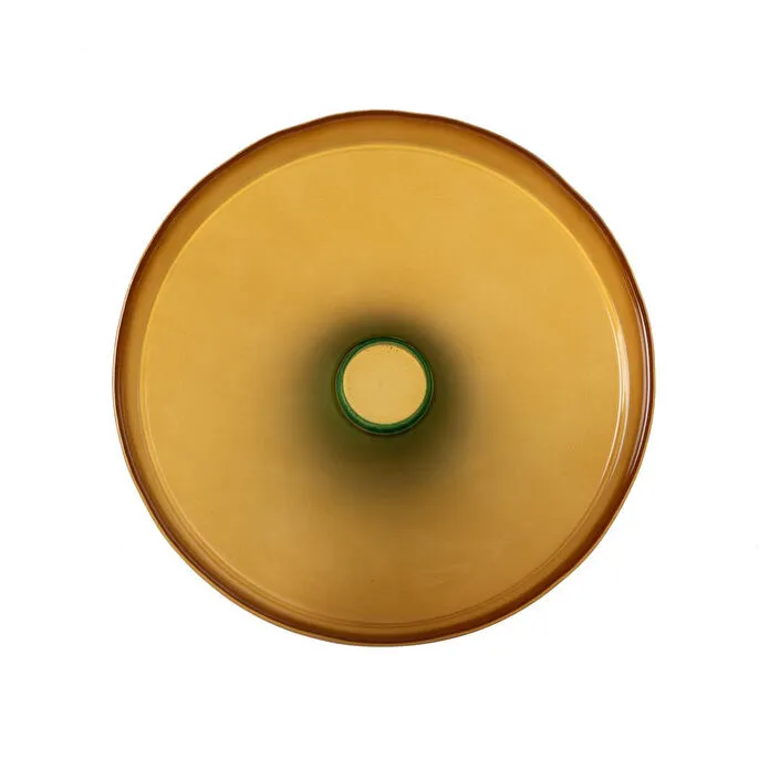 Mudo Home Colors Ayakli Cam Sunum 18cm -amber