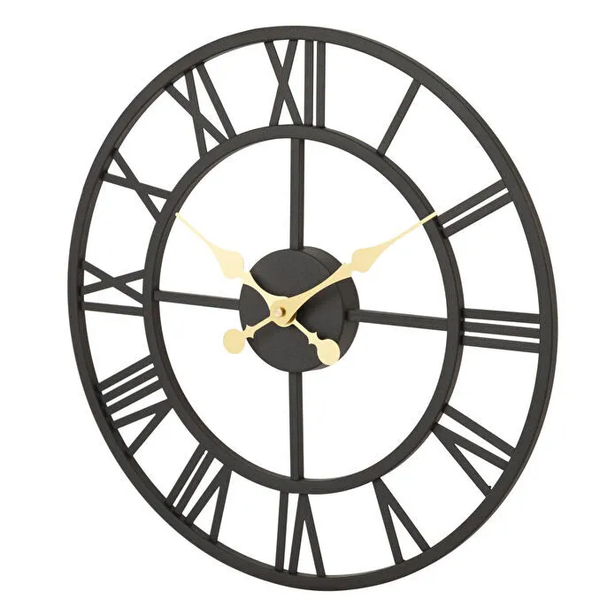 Mudo Home Holmberg Black Duvar Saati̇ 41cm