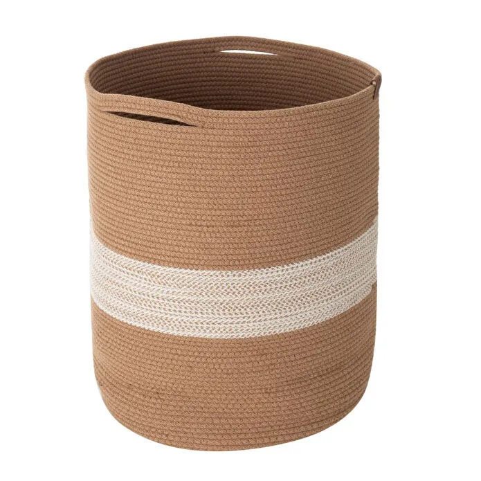 Mudo Home Venus Çamaşir Sepeti̇ Kahve 35x35x45