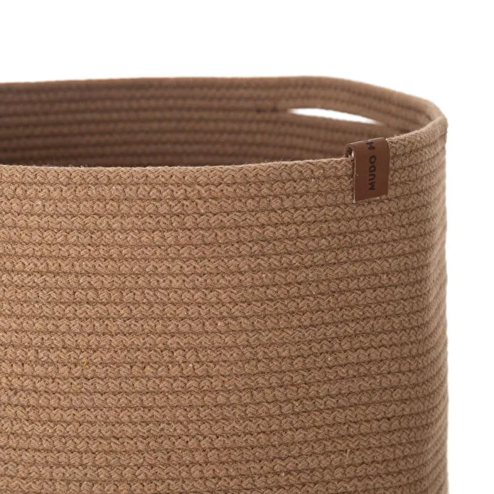 Mudo Home Venus Çamaşir Sepeti̇ Kahve 35x35x45