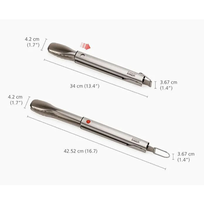 Joseph Joseph Grillout 2 Li Paslanmaz Çelik Barbekü Spatulası Ve Maşa Seti