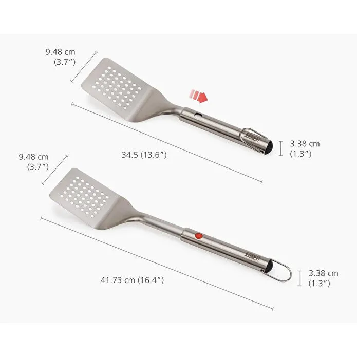 Joseph Joseph Grillout 2 Li Paslanmaz Çelik Barbekü Spatulası Ve Maşa Seti