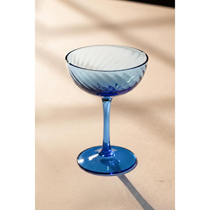 Rakle Premium El Yapımı Kendinden Renkli 2'li Cup Seti Mavi 230 Cc