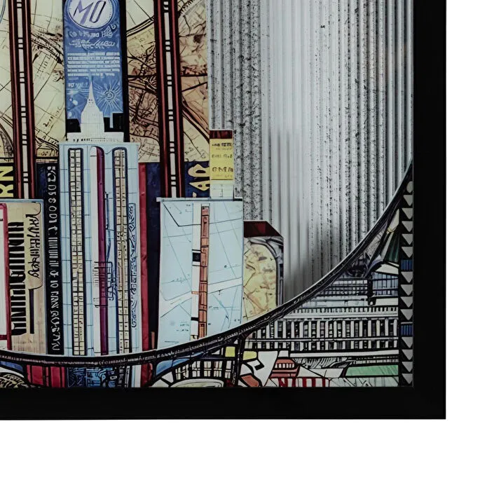 Mudo Home Eternity Çerçeveli̇ Cam Tablo 60x90 Cm