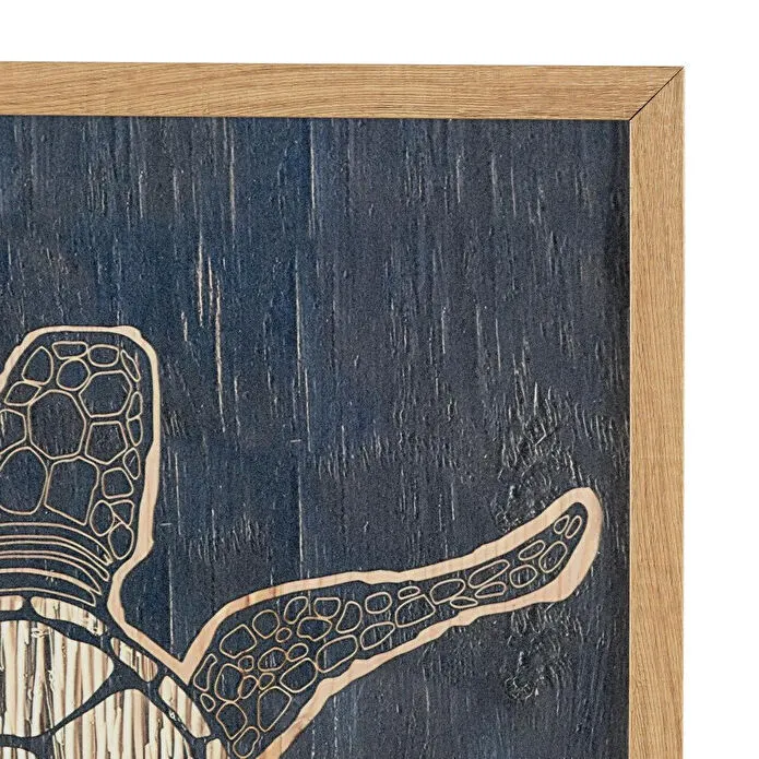Mudo Home Terrapin Çerçeveli̇ Ahşap Tablo 50x70cm