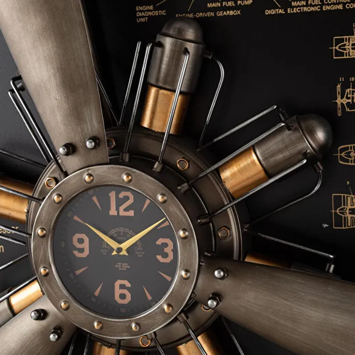 Mudo Home Elica Silver Duvar Saati̇ 80x11x96cm