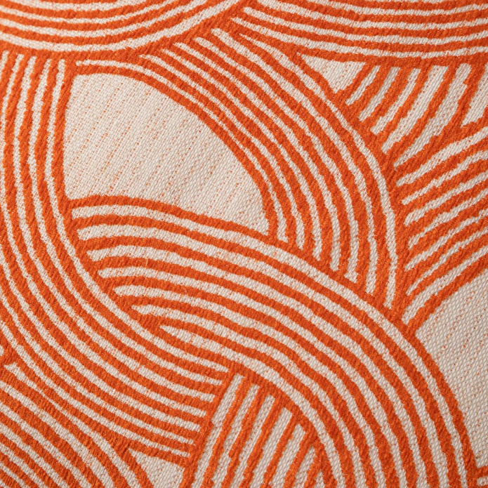 Mudo Home Nell Wave Kirlent Turuncu 50x50