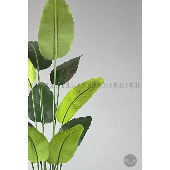 Biçiçek Yapay Muz Ağacı 145-185 Cm Siyahh