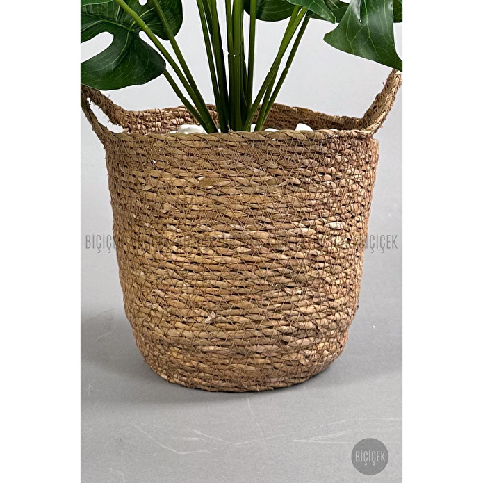 Biçiçek Yapay Monstera Deve Tabanı 65-70 Cm Hasir2