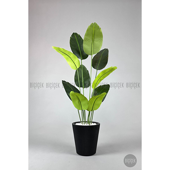 Biçiçek Yapay Muz Ağacı 145-185 Cm Siyah1