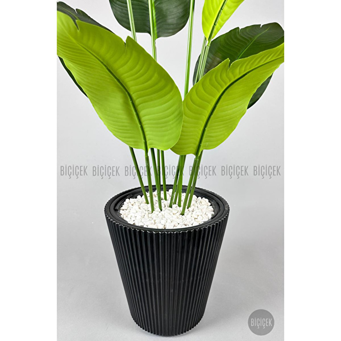 Biçiçek Yapay Muz Ağacı 145-185 Cm Siyah1
