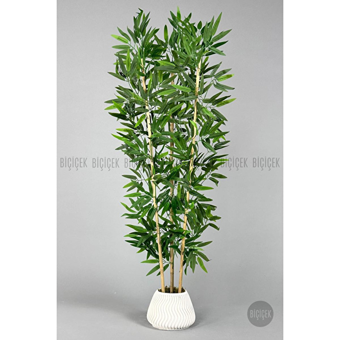 Biçiçek Yapay Bambu Ağacı 140cm Yoğun Yapraklı 150555100