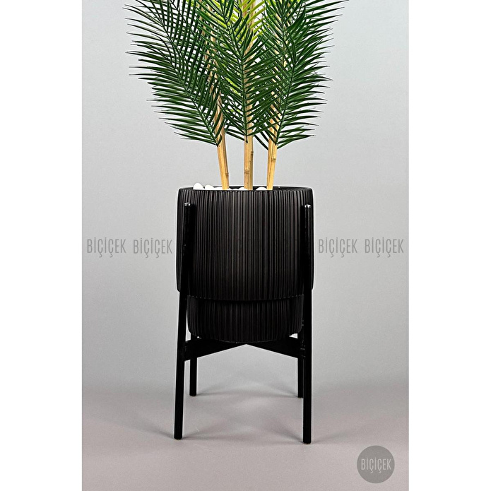 Biçiçek Yapay Areka Palmi̇yesi̇ 6 Gövde Gala Saksida Yoğun Yaprakli 4