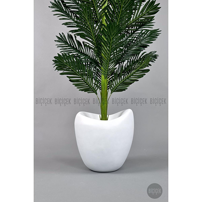 Biçiçek Yapay Areka Ağacı 160-180 Cm Beyazfi̇ber180cm