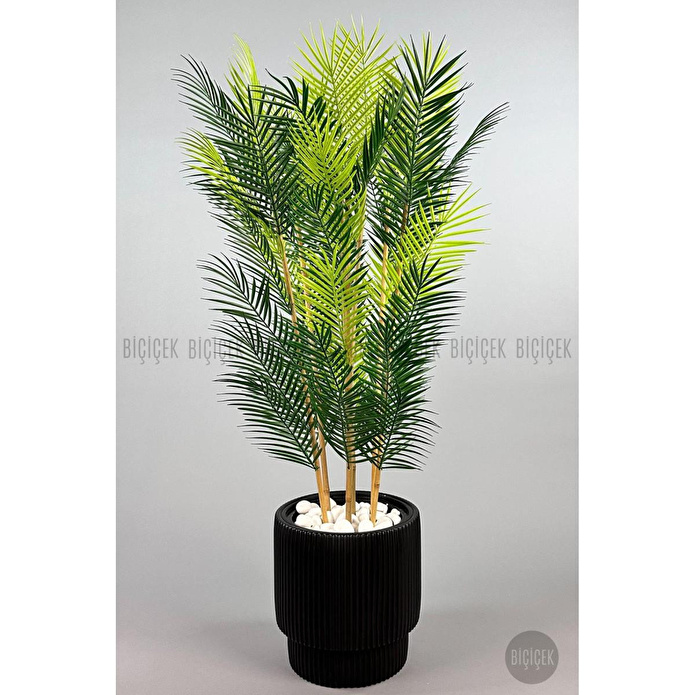 Biçiçek Yapay Areka Palmi̇yesi̇ 6 Gövde Gala Saksida Yoğun Yaprakli 3