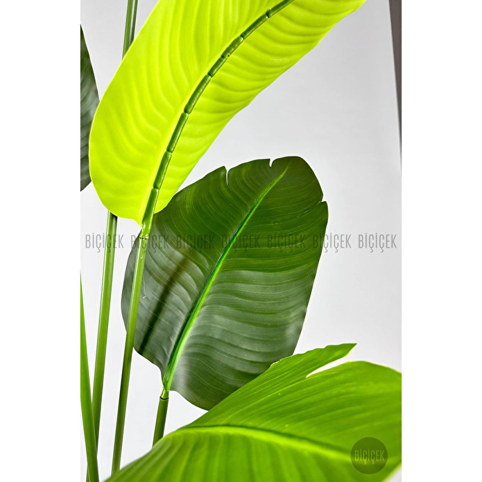 Biçiçek Yapay Muz Ağacı 145-185 Cm Kahverengi