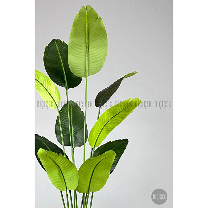 Biçiçek Yapay Muz Ağacı 145-185 Cm Kahverengi