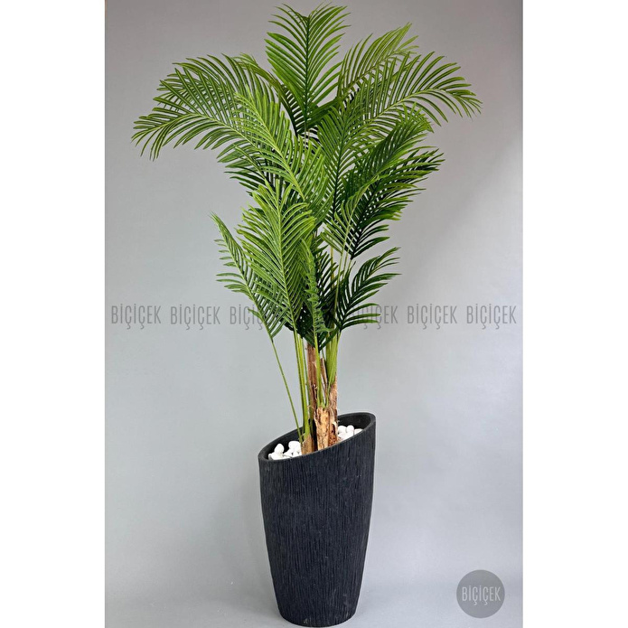 Biçiçek Yapay Areka Palmiyesi 250 Cm Lux Dış Mekan Saksıda 1