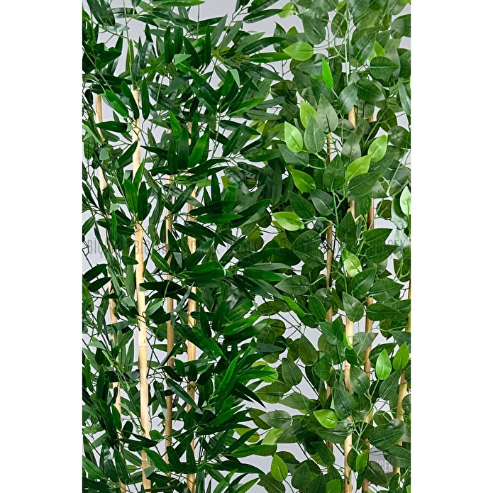 Biçiçek Yapay Bambu Ve Benjamin 4 Dal Yoğun Yapraklı 180 Cm Bambuvebenjamin