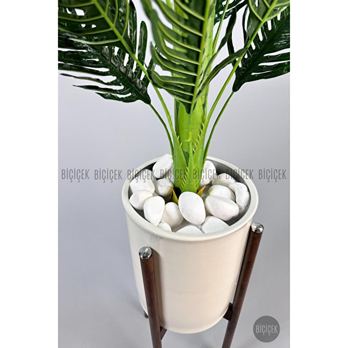 Biçiçek 150cm Areka Ağacı Ayaklı Metal Saksıda 1