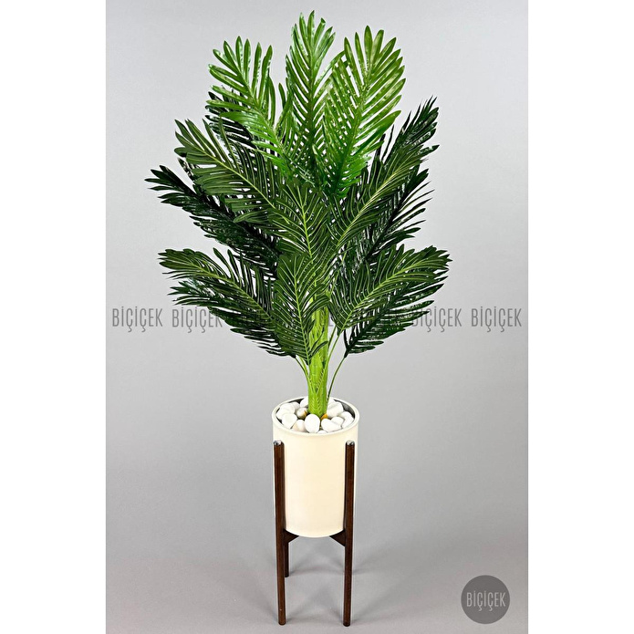 Biçiçek 150cm Areka Ağacı Ayaklı Metal Saksıda 1