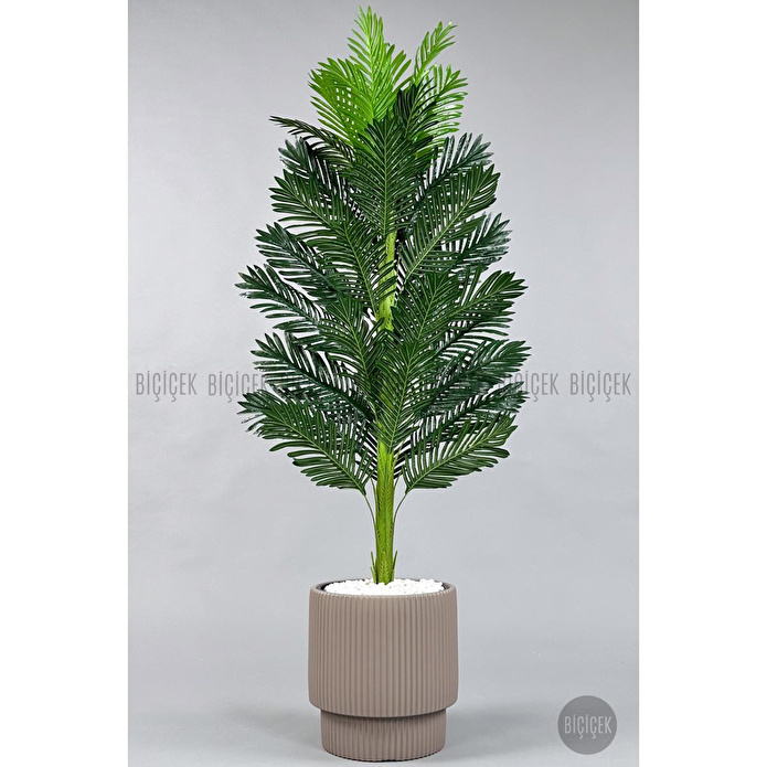 Biçiçek Yapay Areka Ağacı 160-180 Cm Kahverengigala180cm