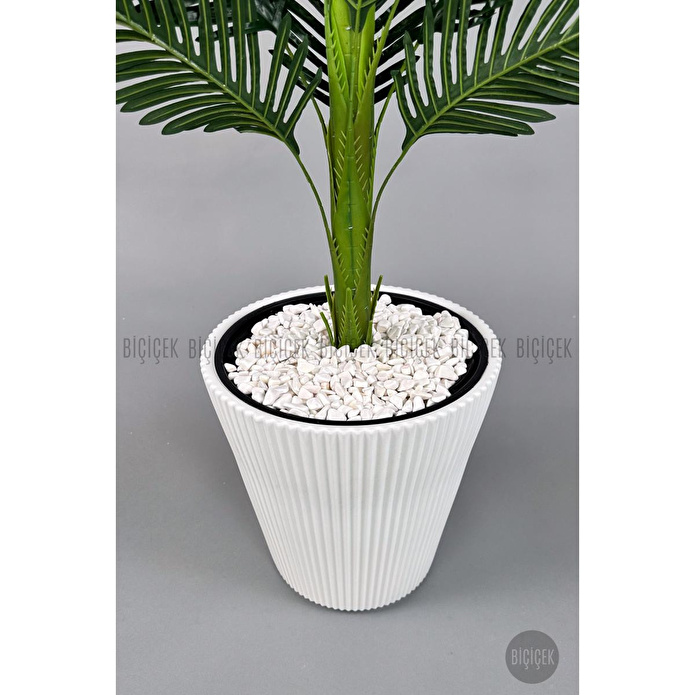 Biçiçek Yapay Areka Ağacı 160-180 Cm Beyazluna180cm