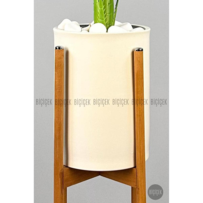 Biçiçek 150cm Areka Ağacı Ayaklı Metal Saksıda 2