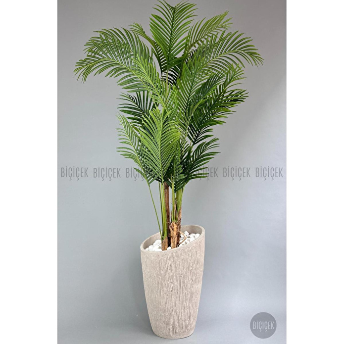 Biçiçek Yapay Areka Palmiyesi 250 Cm Lux Dış Mekan Saksıda 2