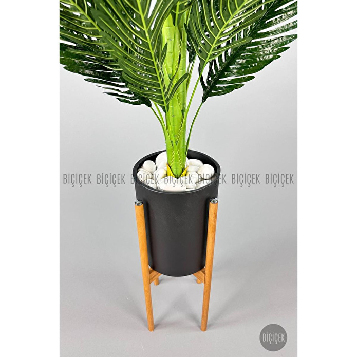 Biçiçek 150cm Areka Ağacı Ayaklı Metal Saksıda 5