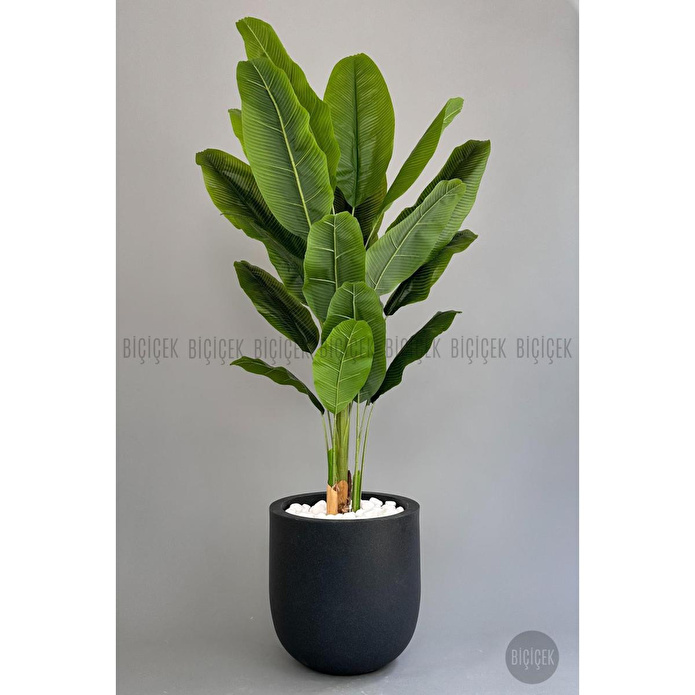 Biçiçek Yapay Muz Ağacı 200 Cm Lux Dış Mekan Saksıda 1