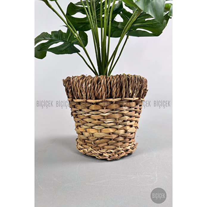 Biçiçek Yapay Monstera Deve Tabanı 65-70 Cm Hasir1