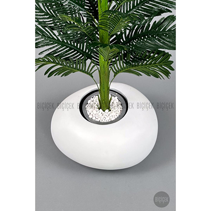 Biçiçek Yapay Areka Ağacı 160-180 Cm Beyazfi̇ber170cm