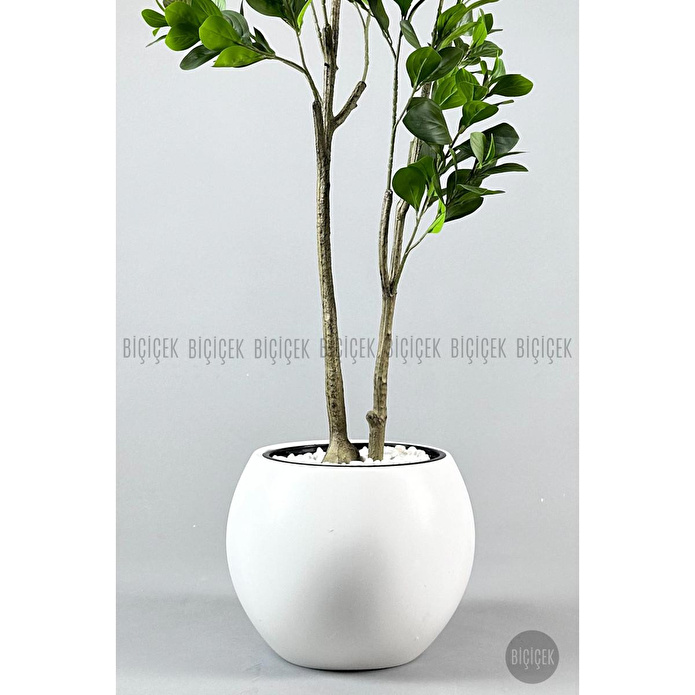 Biçiçek Yapay Manolya Ağacı 150-180cm Beyaz