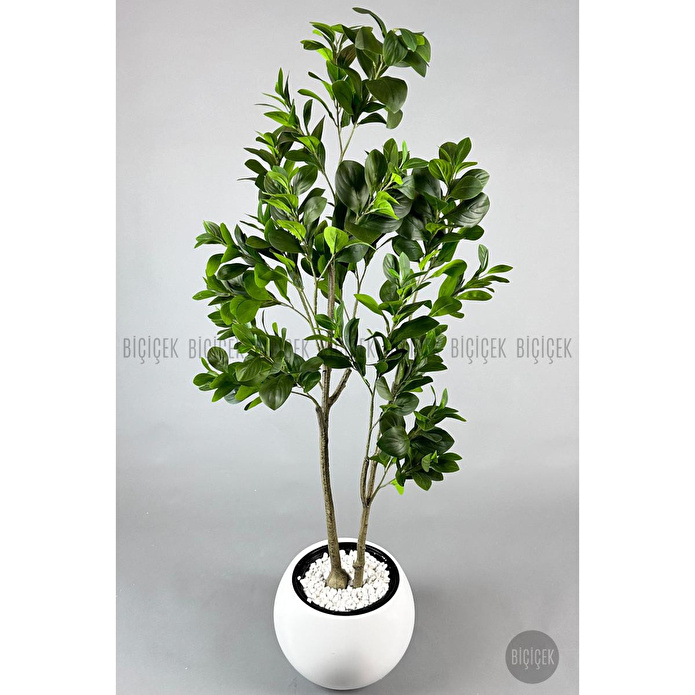 Biçiçek Yapay Manolya Ağacı 150-180cm Beyaz
