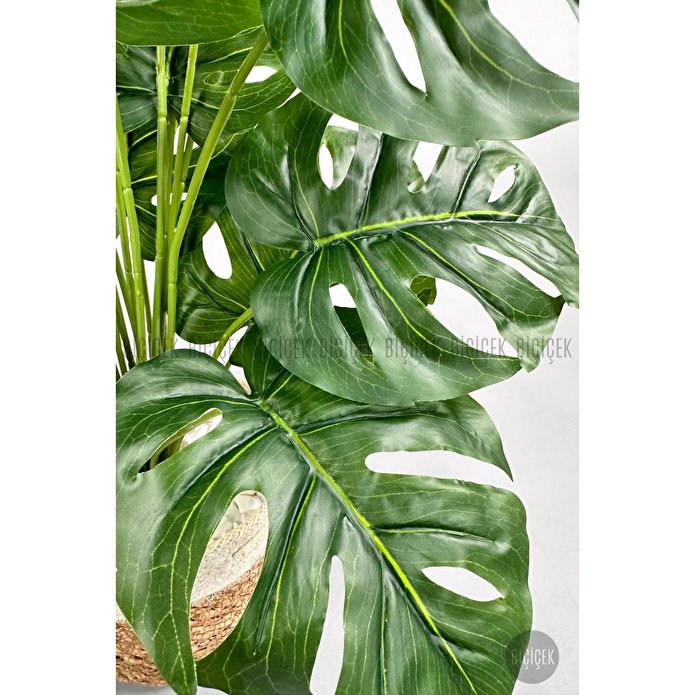 Biçiçek Yapay Monstera Deve Tabanı 65-70 Cm Hasir3