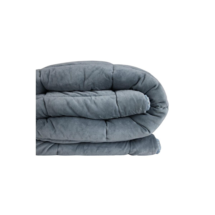 Othello Tek Kişilik Çift Taraflı Welsoft Comforter Yorgan Seti Mavi 155x215 Cm - Dormio Soft Bloom Serisi