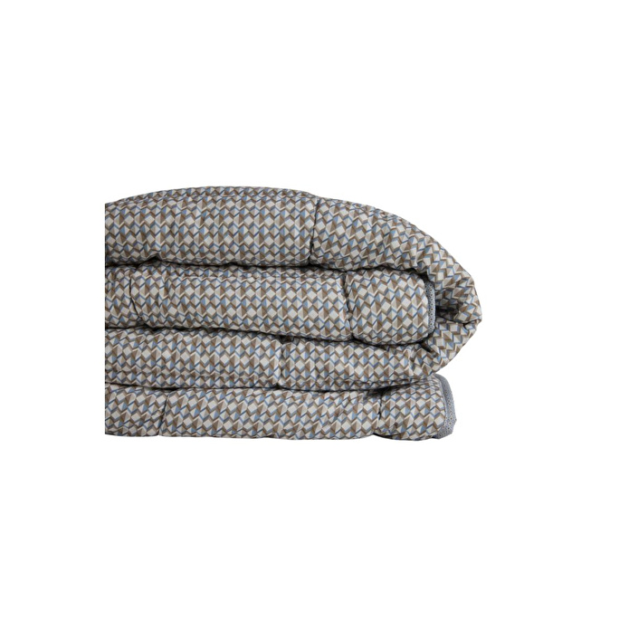 Othello Kullanımı Kolay Çift Kişilik Yorgan 195x215 Cm Vizon - Dormio Trigo Serisi