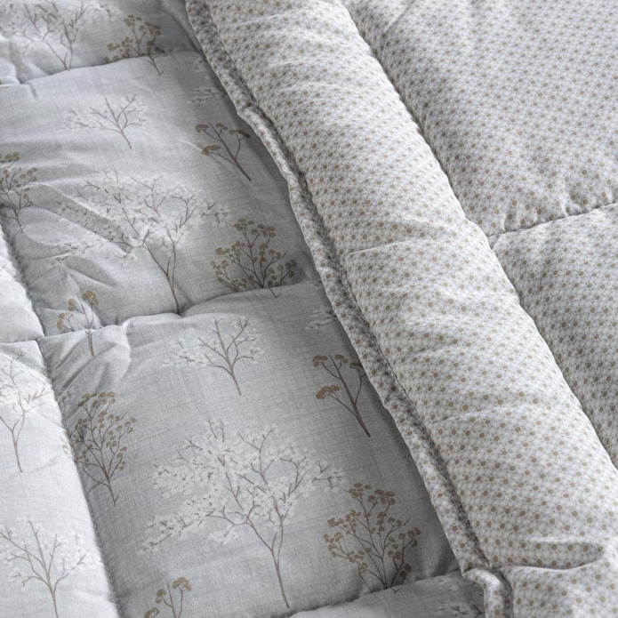 Othello Kullanımı Kolay Tek Kişilik Yorgan 155x215 Cm Krem - Dormio Bloom Serisi