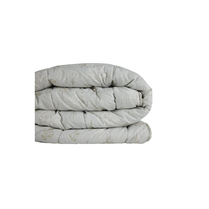 Othello Kullanımı Kolay Çift Kişilik Yorgan 195x215 Cm Krem - Dormio Bloom Serisi