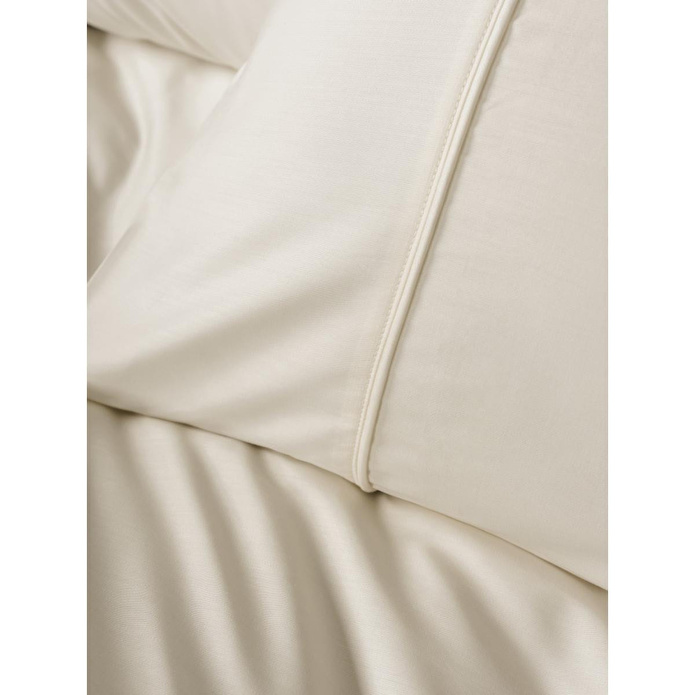 Cotton Box Silky Saten Çift Kişilik Nevresim Takımı Ekru