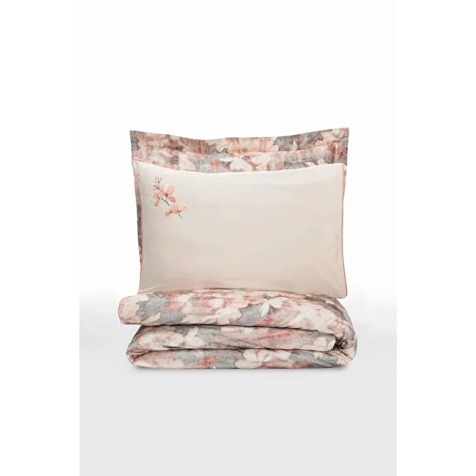 Cotton Box Elite Saten Çift Kişilik Nevresim Takımı Layana Pembe