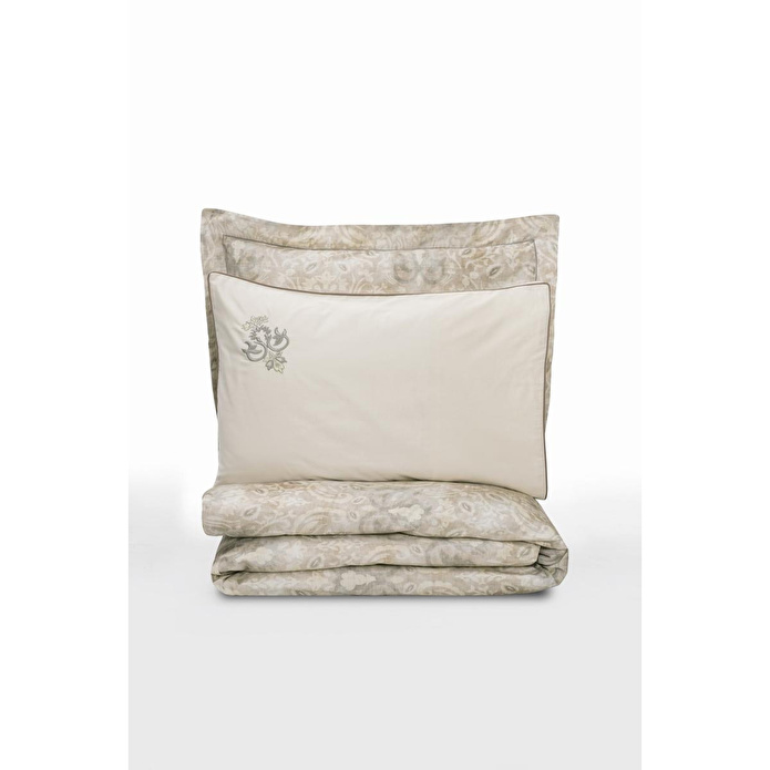 Cotton Box Elite Saten Çift Kişilik Nevresim Takımı Beatrix Bej