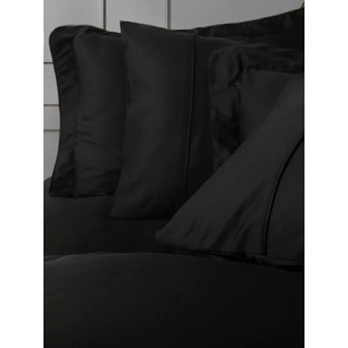 Cotton Box Silky Saten King Size Nevresim Takımı Siyah