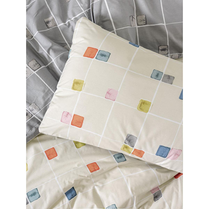 Cotton Box Minimal Tek Kişilik Lastikli Çarşaflı Nevresim Takımı Evo Gri