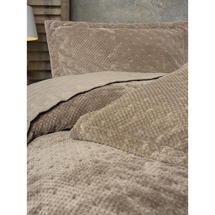 Cotton Box Softnest Çift Kişilik Yatak Örtüsü Boleta Bej