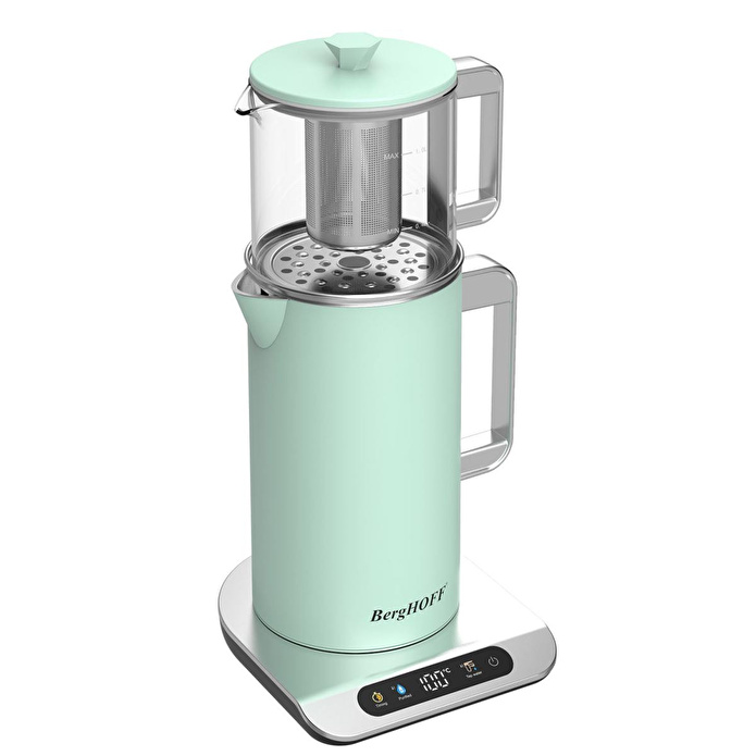 Berghoff Gem Retro 1.7 Litre Mint Yeşil Çay Makinesi