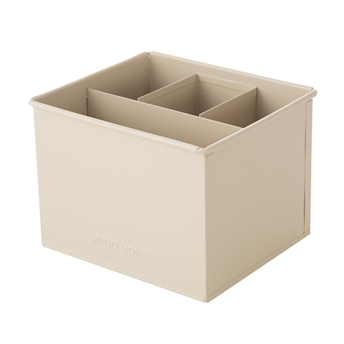 Mudo Home Roma Bölmeli̇ Düzenleyi̇ci̇ Mat Bej 19x16x13