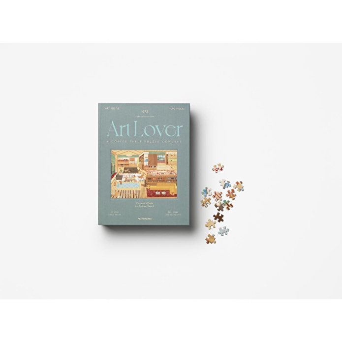 Printworks Art Lover Book Puzzle 1000 Parça - Part And Whole